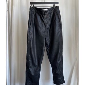 Zara baggy leather pants
